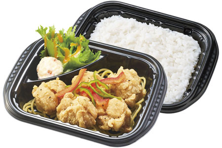 「塩唐揚弁当(5コ)」 1,061kcal