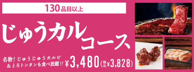 「じゅうカルコース」3,828円(税込)