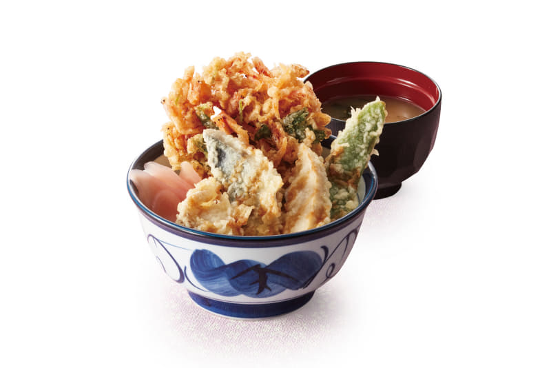 「桜海老天丼(みそ汁付)」950円(税込)