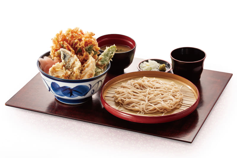 「桜海老天丼 サービスセット」1,190円(税込)※通常価格1,230円(税込)