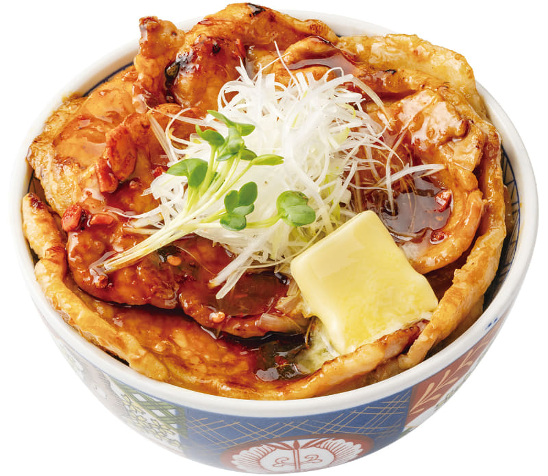 「ピリ辛ガーリックバター丼」980円(税込)