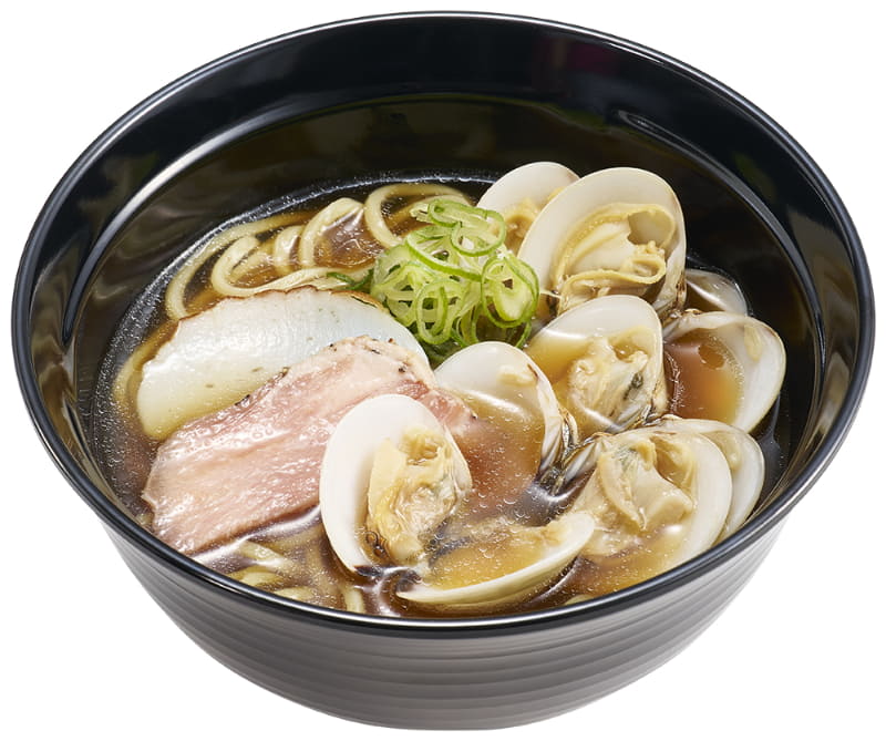 「蛤醤油ラーメン」450/460/490円(税込)265kcal