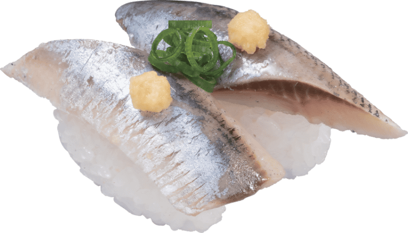 「銚子産〆いわし」2貫110円(税込)