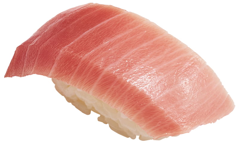 「本鮪中とろ」100円(税込)70kcal