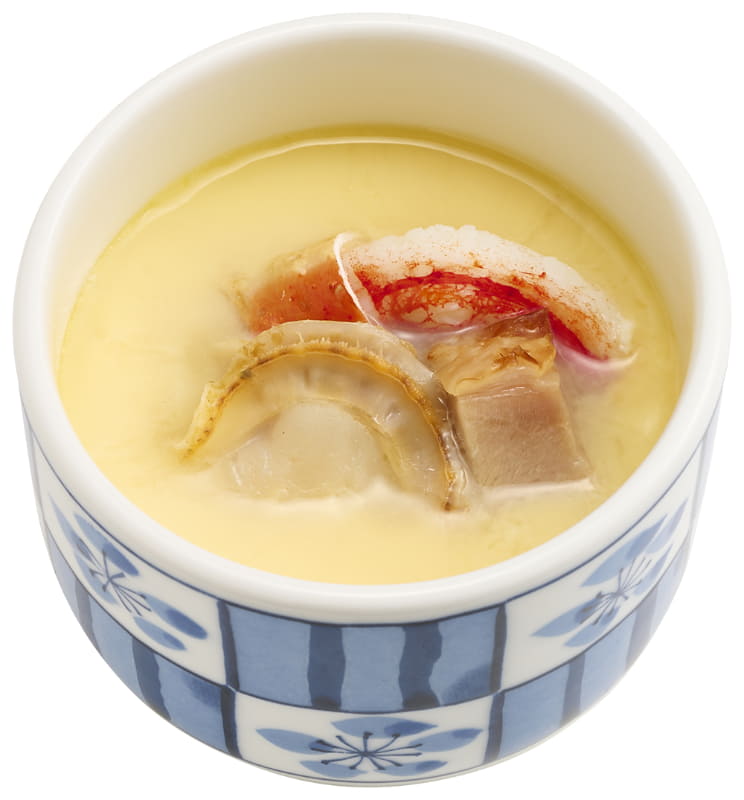 「本ずわい蟹の茶碗蒸し」290円(税込)～