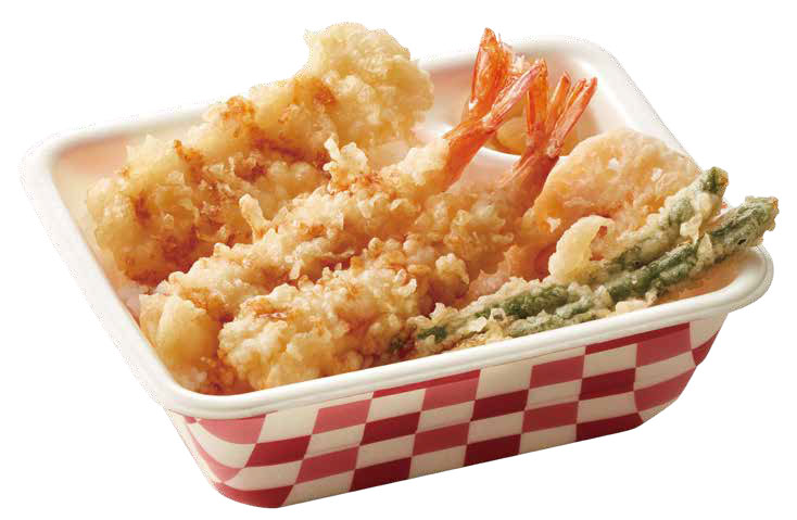 「海老といかの上天丼弁当」