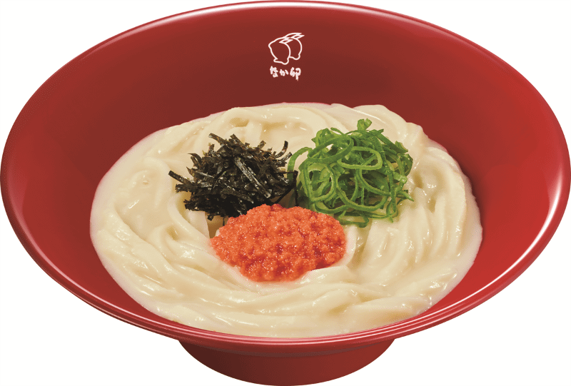 「明太クリームうどん」並590円(税込)346kcal、大690円(税込)454kcal