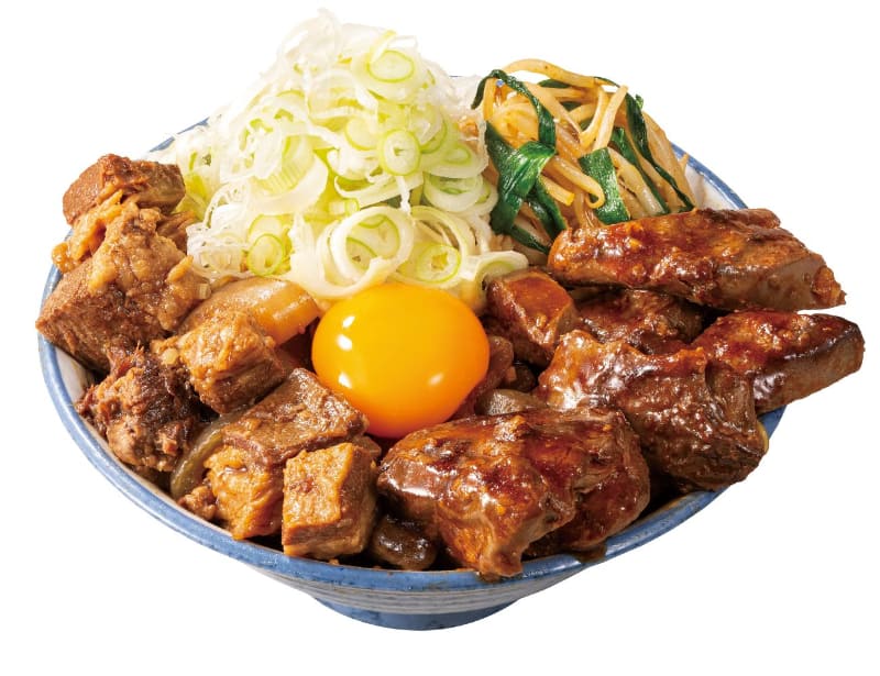 「肉厚レバテキ丼」935円(税込)