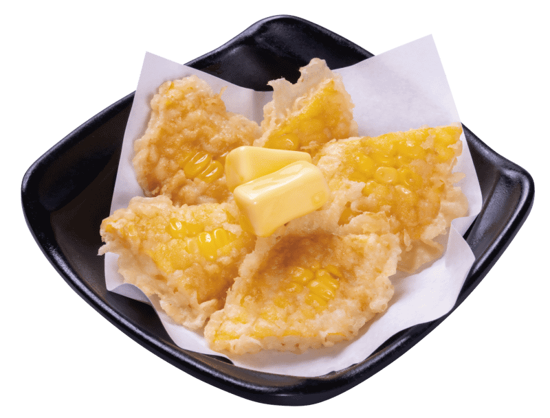 「コーン天バター醤油仕立て」1貫430円(税込)