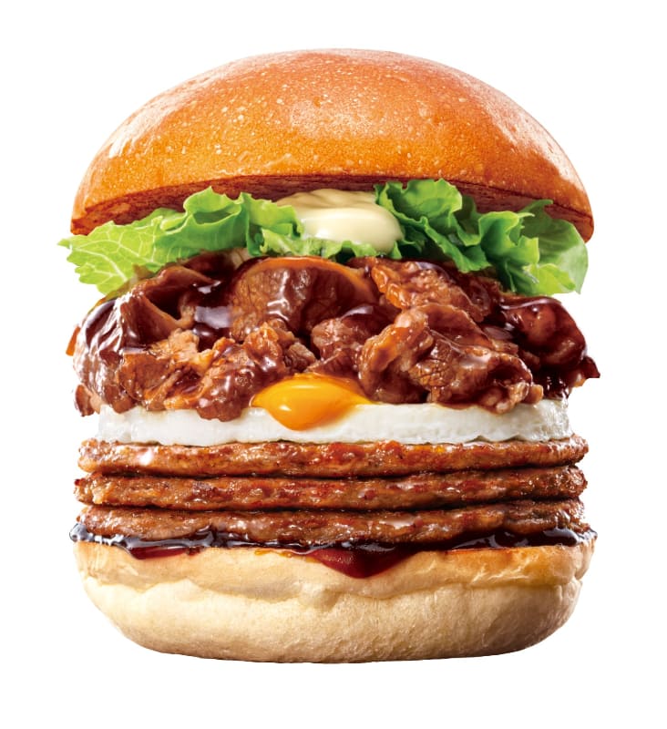 「キング とろたま牛すき焼きバーガー」1,090円(税込)791kcal