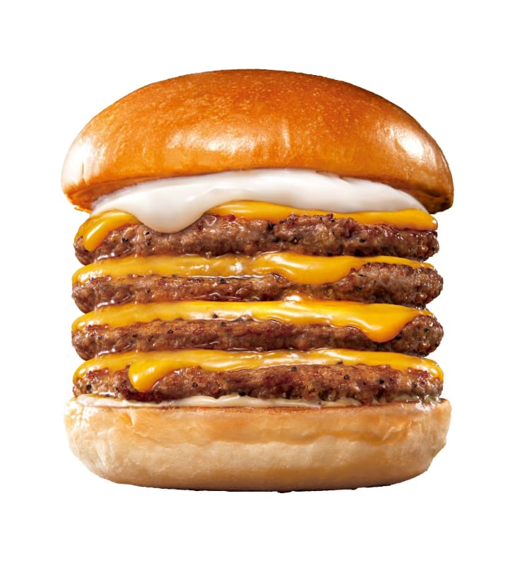 「キング 絶品チーズバーガー」1,390円(税込)1,344kcal