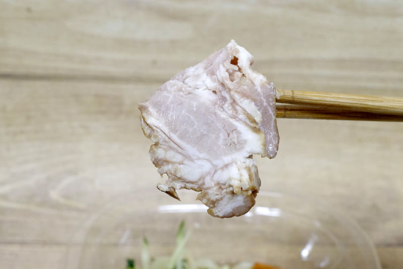 チャーシューは味、量ともに良好！