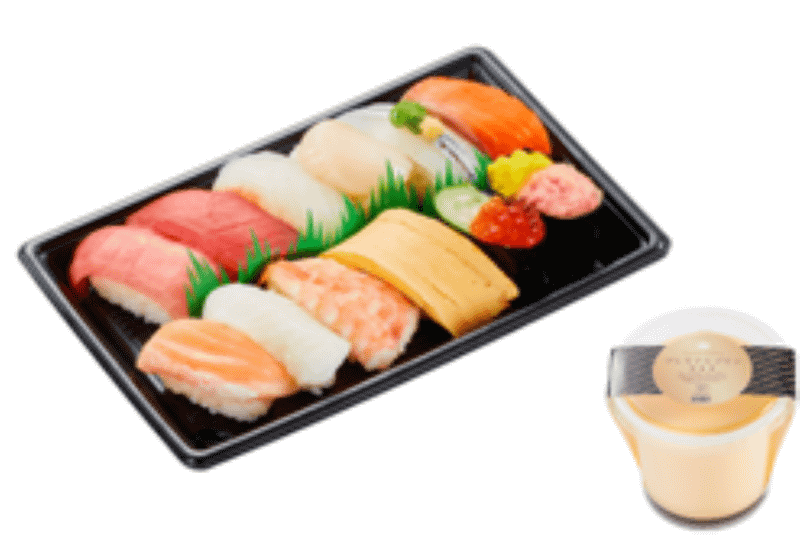 「春の華やか12種セット1人前＆プレミアムプリン1個セット」1,680円(税込)