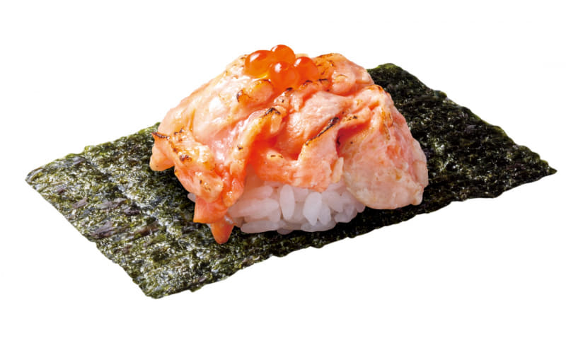 「山盛り 炙りとろサーモンつつみ」176円(税込)