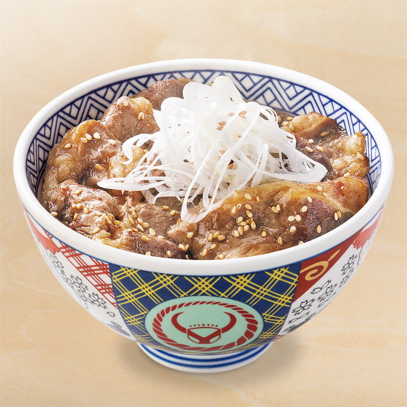牛カルビ丼(並盛)