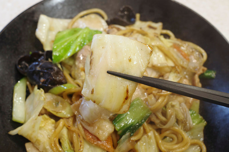キャベツは特に盛りが良く、麺との相性もグー！