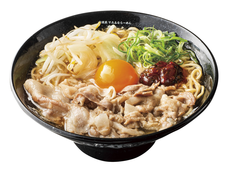 「秘伝のニンニク醤油肉そば」 830円(税込913円)