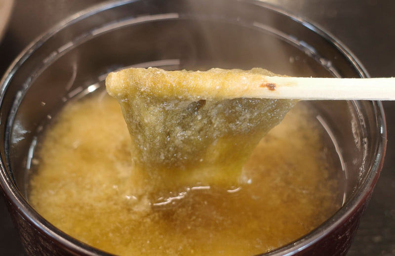 とろろ昆布入りのみそ汁でFINISH！