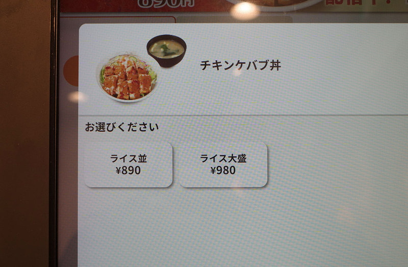 「チキンケバブ丼 ライス大盛」980円(税込)もあります！