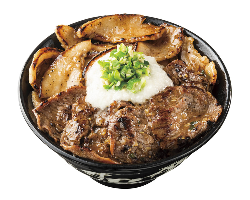 「ぶっかけ牛タン豚トロ丼」1,390円(税込)