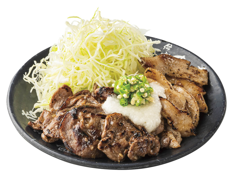 「ぶっかけ牛タン豚トロ定食」1,390円(税込)