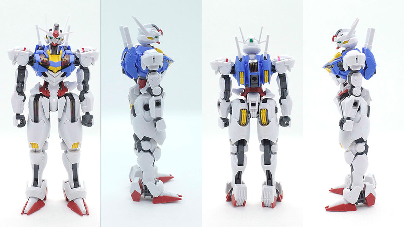 無装備のガンダムエアリアルはアスリート体型！