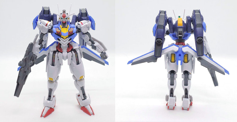 「HG 1/144 ミラソウル社製フライトユニット装備」は大きく重量バランスが変化するので注意