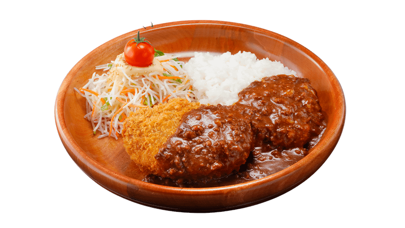 メンチカツカリーディッシュ