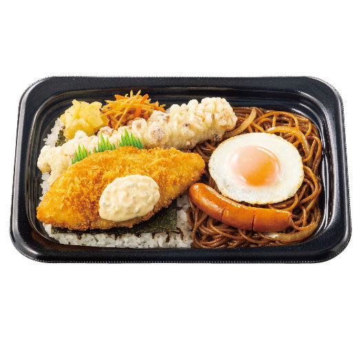 「BIGのりタル弁当（ソース焼きスパ）」(1,252kcal) 740円→640円(税込)