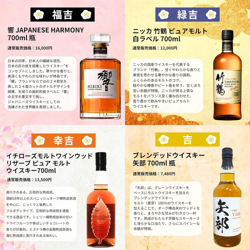 「超ウイスキーみくじ」税込10,980円 (Amazon.co.jpより)	https://www.amazon.co.jp/exec/obidos/ASIN/B0F7H8YG5F/impresswatch-34-22/ref=nosim
