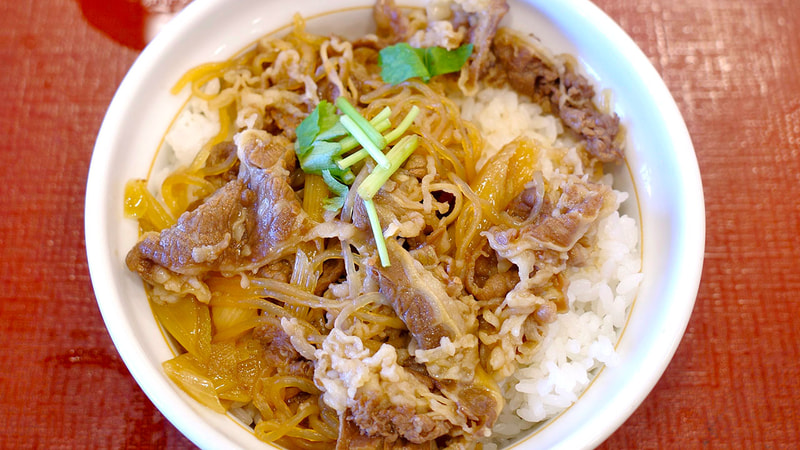 いざ「牛すき丼」として食事開始！