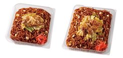 左が＜従来品＞、右が＜盛りすぎ商品＞