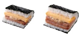 左が＜従来品＞、右が＜盛りすぎ商品＞