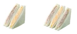 左が＜従来品＞、右が＜盛りすぎ商品＞