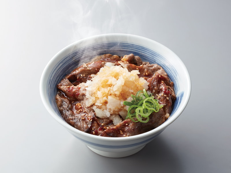 「鬼おろし黒毛牛上カルビ丼」