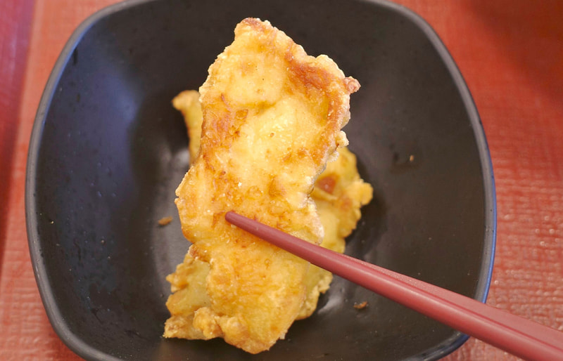 とり天は素材の持つ旨味と下味の強さが絶妙で単体でも美味！