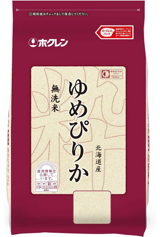 「北海道産 無洗米 ゆめぴりか 2kg」税込2,836円 (Amazon.co.jpより)	https://www.amazon.co.jp/exec/obidos/ASIN/B007LGTUKW/impresswatch-34-22/ref=nosim
