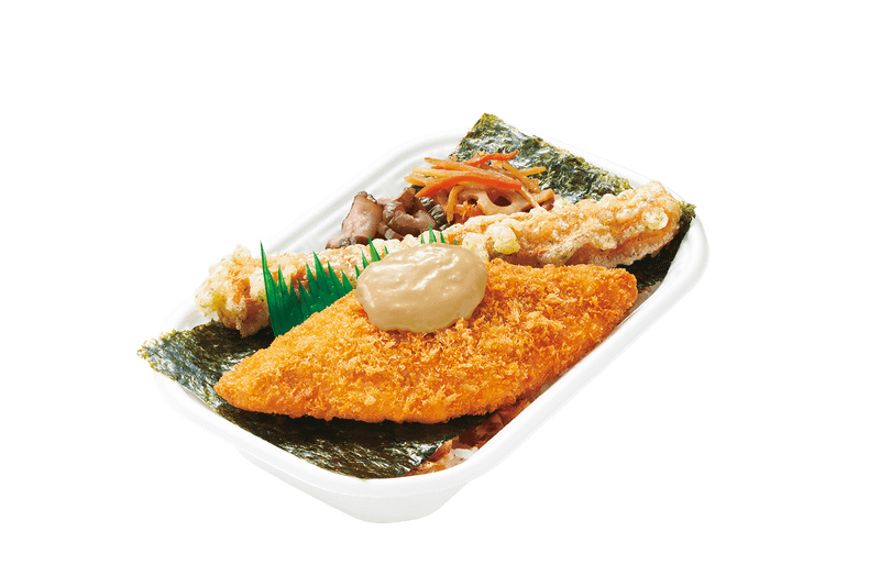 「のり弁当」　490円(税込)、ライス大盛変更 560円(税込)