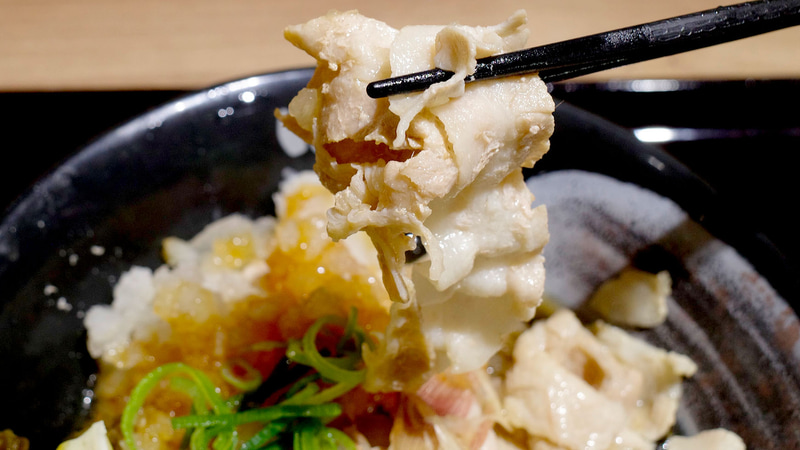 豚しゃぶは油っこさが皆無でミートフルなウマさ全開！