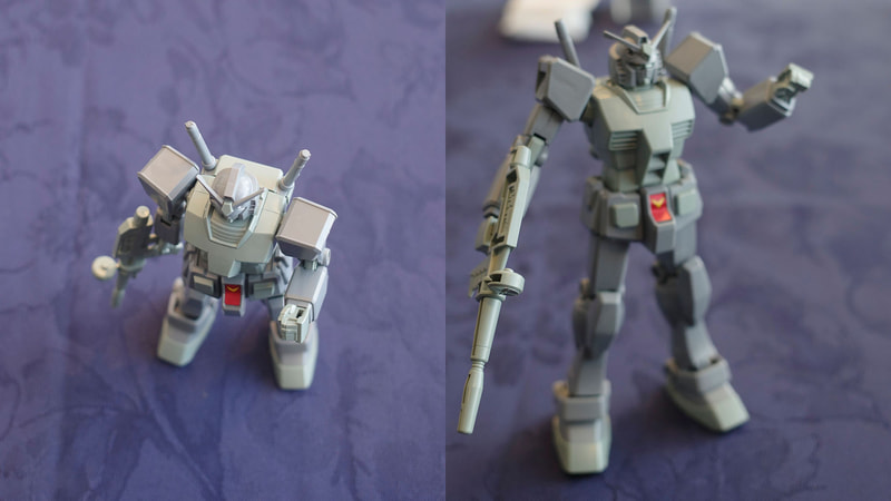 「エコプラ 1/144 RX-78-2 ガンダム 組み立て体験会Ver.」は脚の可動は絶望的です