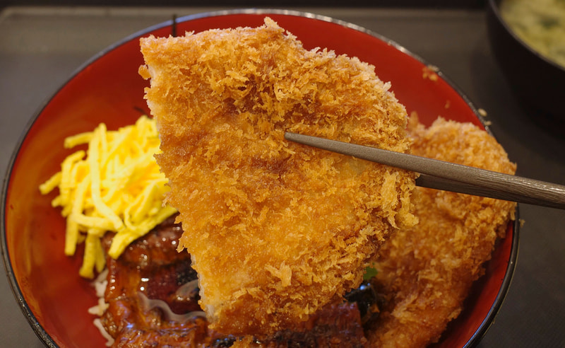 ロースかつは鉄板の美味しさ！