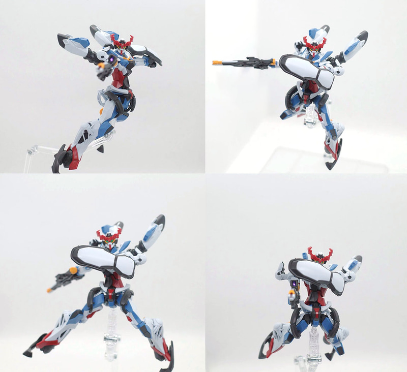 劇中ではまともに使用しなかったビームライフルですが、「HG 1/144 GQuuuuuuX」のリリースによって射撃シーンも容易に想像可能に！
