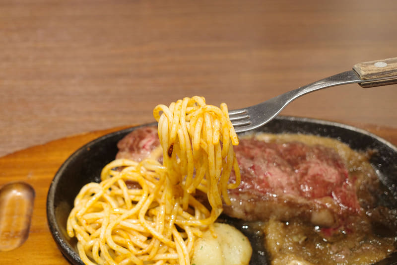 ガロスパは量、味ともに好印象！
