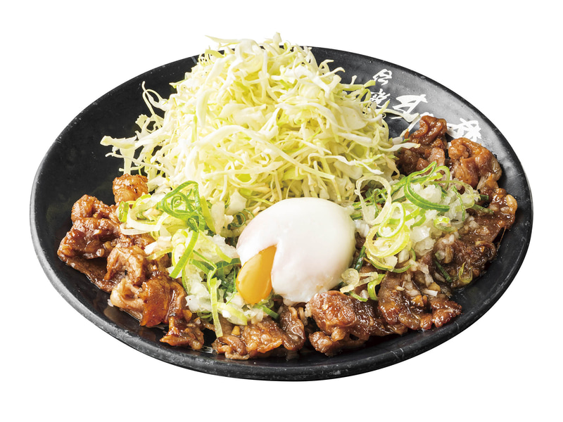 「炙り牛カルビの香味醤油だれすた定食」1,390円(税込)