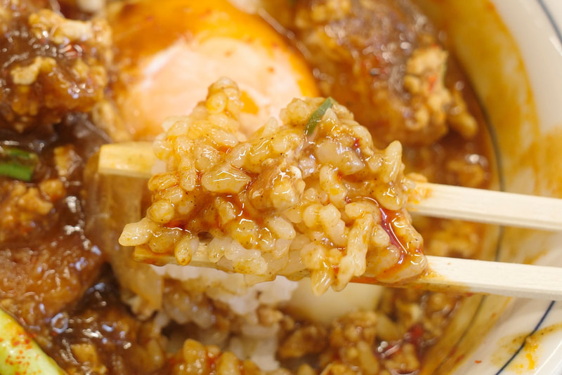 ご飯にもバッチリカレールーが染みて中々美味！