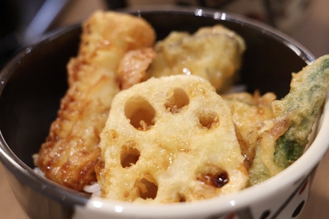 自分好みの天丼（盛り付け例）