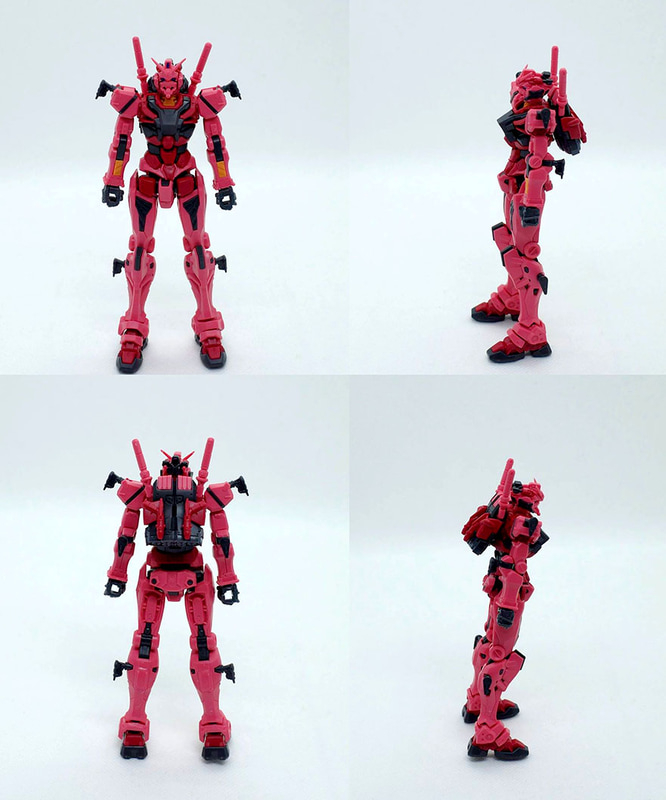 背部バックパックはコア・ファイターと一体化していることからかなり大きめ