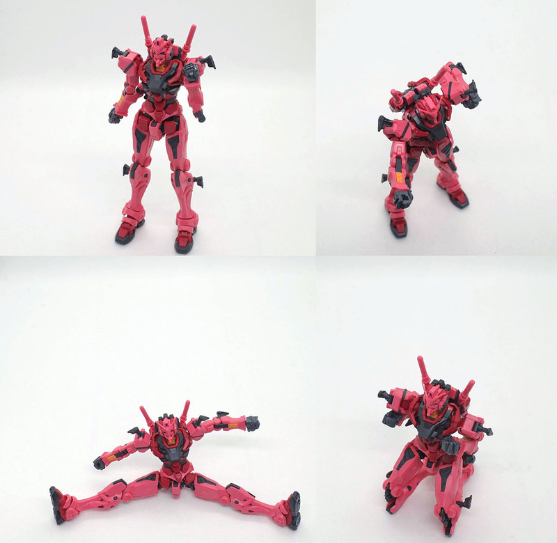 腕、肩、脚の動きはひっかかる部分もなく滑らか！