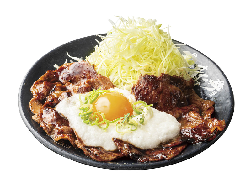 「月見とろろ北海道すた定食 豚肩ロース」1,290円(税込)