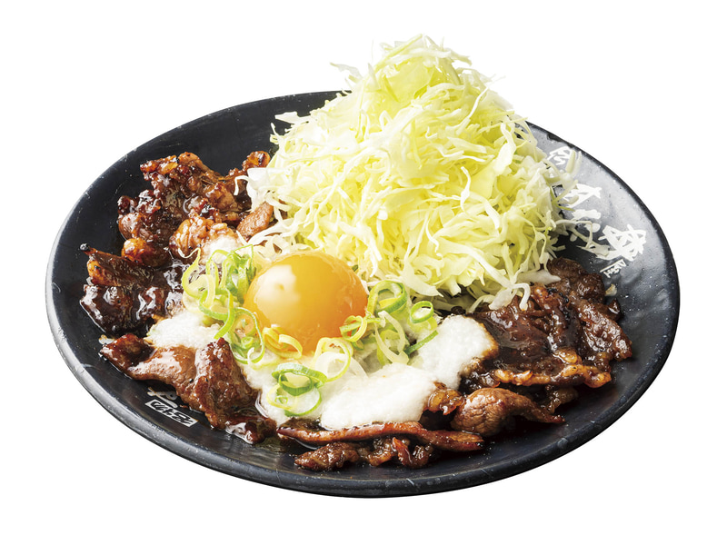 「月見とろろ北海道すた定食 牛カルビ」1,390円(税込)